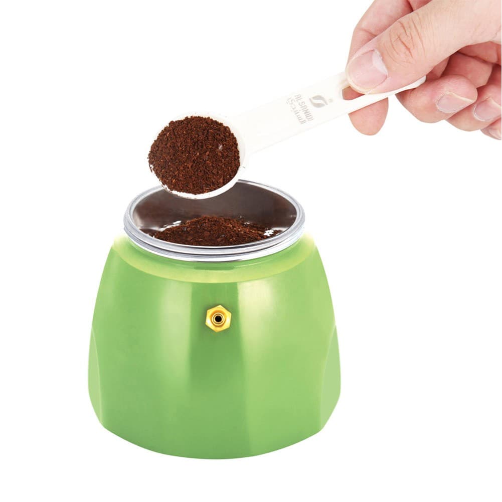ALSANIDI, Espresso coffee maker, Portable espresso coffee maker, Green, capacity 67 ml