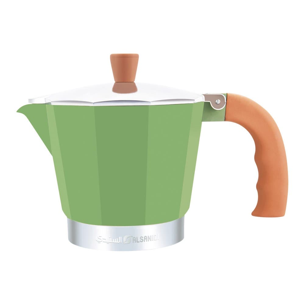 ALSANIDI, Espresso coffee maker, Portable espresso coffee maker, Green, capacity 67 ml