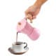 ALSANIDI, Espresso coffee maker, Portable espresso coffee maker, Pink, capacity 148 ml