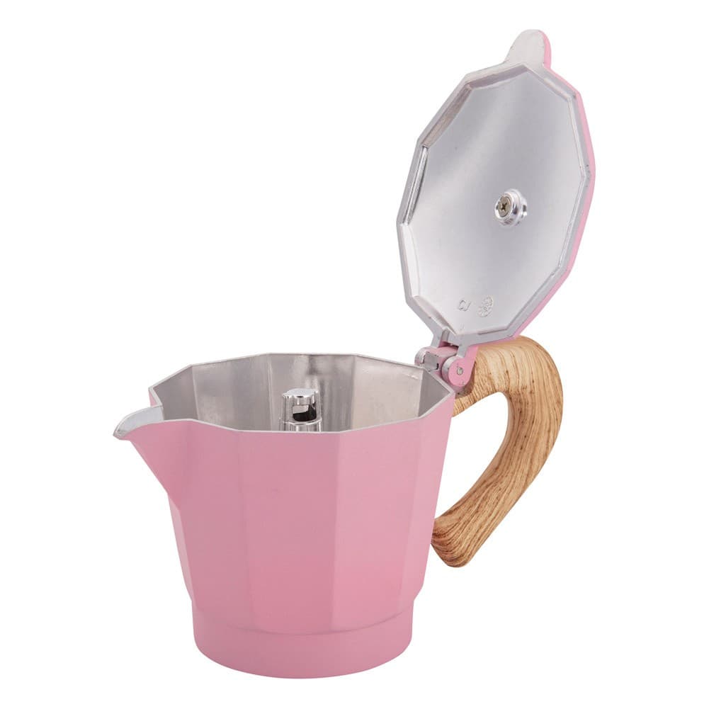 ALSANIDI, Espresso coffee maker, Portable espresso coffee maker, Pink, capacity 148 ml