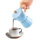 ALSANIDI, Espresso coffee maker, Portable espresso coffee maker, Sky Blue, capacity 36 ml