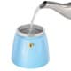 ALSANIDI, Espresso coffee maker, Portable espresso coffee maker, Sky Blue, capacity 316 ml