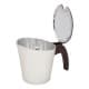 ALSANIDI, Espresso coffee maker, Portable espresso coffee maker, Brown*Beige, capacity 372 ml
