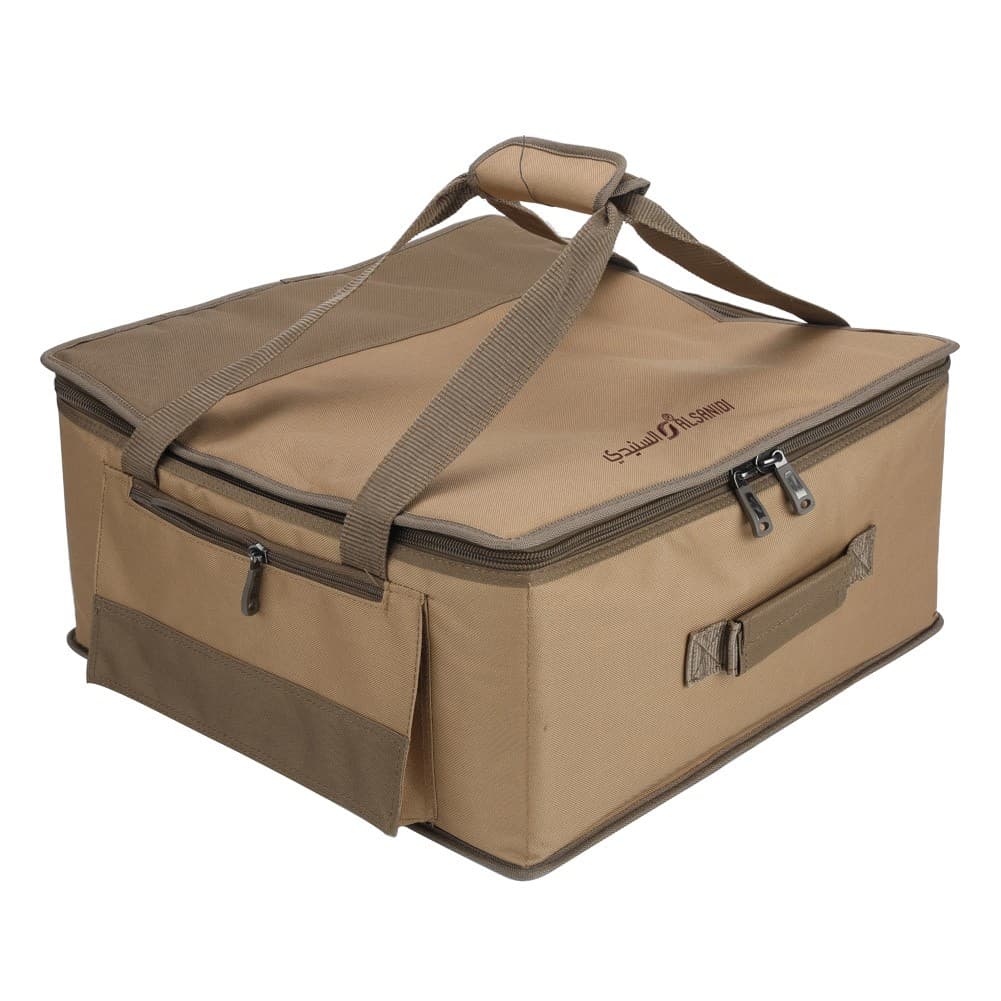 ALSANIDI, Al-Khair bag for trips, Camping bag, Kaki, Size 47*47*22Cm