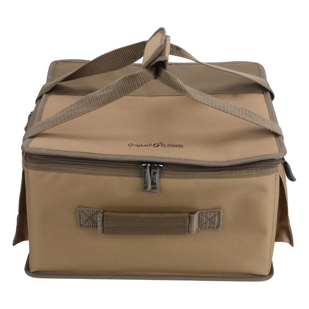 ALSANIDI, Al-Khair bag for trips, Camping bag, Kaki, Size 38*37*20Cm