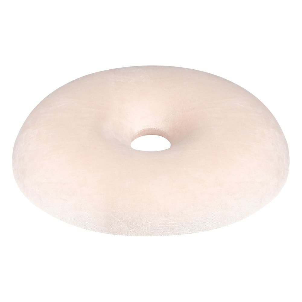 DPT, Medical pillow with memory foam filling, Donut Shape Memory Foam Seat Cushion, Beige, Size 40 Cm