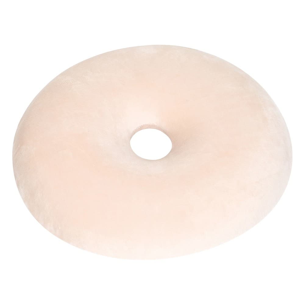 DPT, Medical pillow with memory foam filling, Donut Shape Memory Foam Seat Cushion, Beige, Size 40 Cm