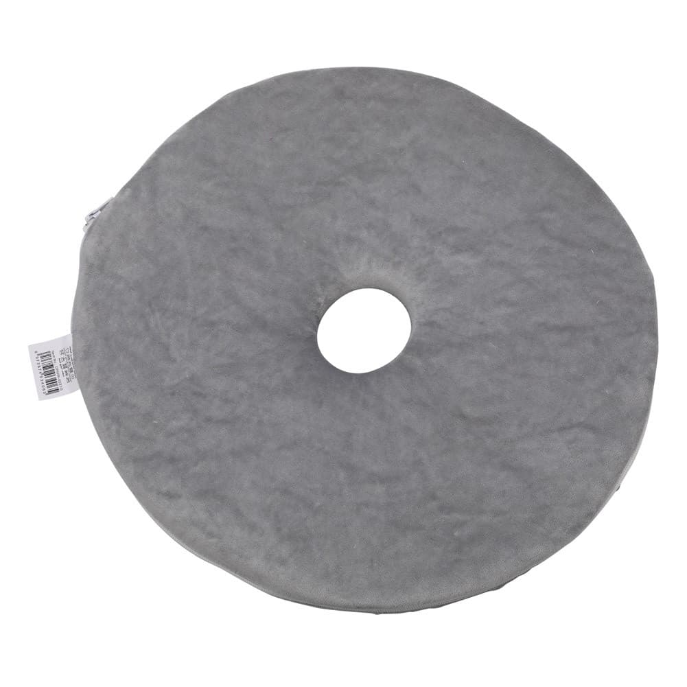 DPT, Medical pillow with memory foam filling, Donut Shape Memory Foam Seat Cushion, Gray, Size 40 Cm