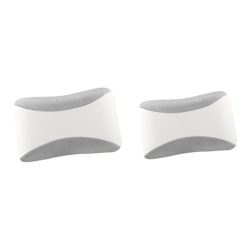 DPT, Medical pillow with memory foam filling, Anti-Bacterial Neck and Shoulder Support Pillow, Gray*White, Size 35*55 Cm