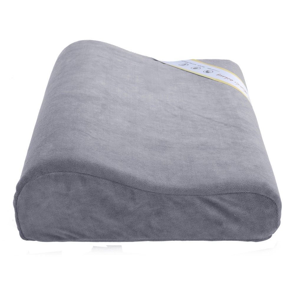 DPT, Medical pillow with memory foam filling, Anti-Bacterial Neck and Shoulder Support Pillow, Gray, Size 30*47 Cm