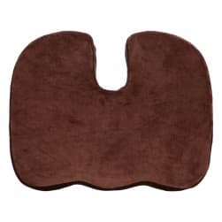 DPT, Medical pillow with memory foam filling, seat cushion, Brown, Size 36*44 Cm
