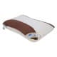DPT, Medical pillow with memory foam filling, Anti-Bacterial Neck and Shoulder Support Pillow, Brown*White, Size 40*60 Cm