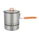 DPT, Aluminum cooking pot, Hiking pot, Gray, Size 14.3*15.5 Cm capacity 1.5 L