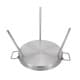 ALSANIDI, Grill pan, Burger Grill Saj, Silver, Size 60*44.5 Cm
