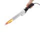 DPT, Charcoal and Firewood Torch, Chef cooking stove burners, Silver, Size 45 Cm