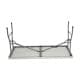 ALSANIDI, Foldable Fiberglass Camping Table, Foldable Table for Outdoor and Home Gardens, White, Size 77*152 Cm