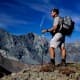 DPT, Foldable Hiking Pole, Hiking Stick, Silver, Size 135 Cm