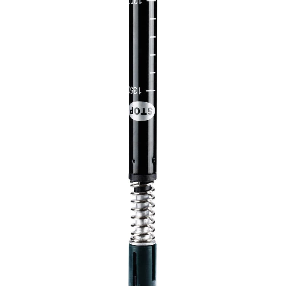 DPT, Foldable Hiking Pole, Hiking Stick, Silver, Size 135 Cm