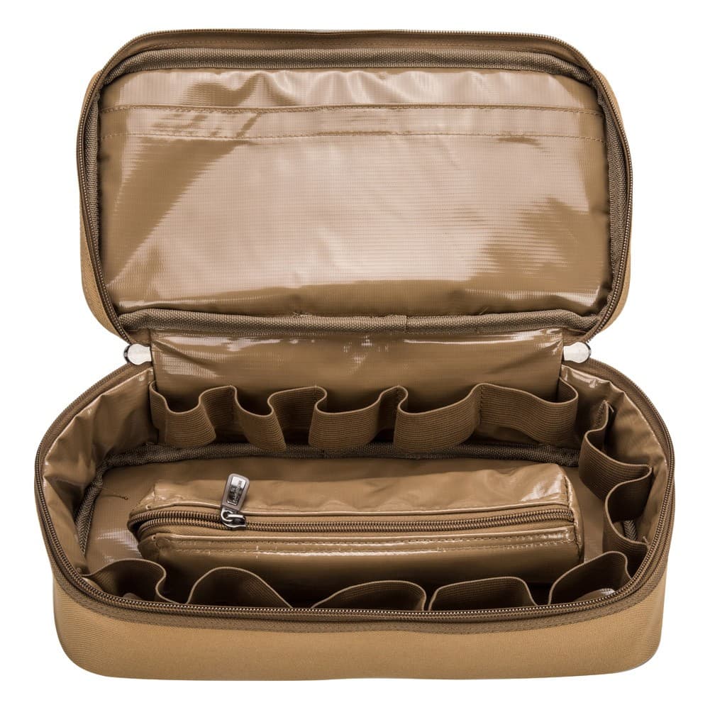 ALSANIDI, Cups and Mugs Bag for trips, Tea cups Bag, Kaki, Size 33*17.5*9.5Cm
