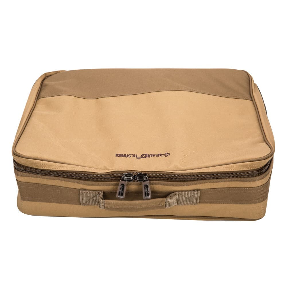 ALSANIDI, Al-Suman tea and coffee bag for trips, Camping bag, Kaki, Size 51*42*14.5Cm