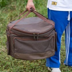 ALSANIDI, Al-Qassim bag for trips, Camping bag, Spring Coffee, Size 51.5*51.5*38Cm
