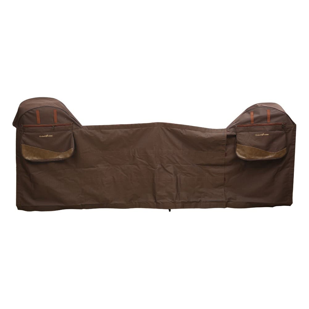 ALSANIDI, Wndbreak between two Wheel for all cars, Wheel windbreak, Brown*Sandy, Size 235*117*25Cm