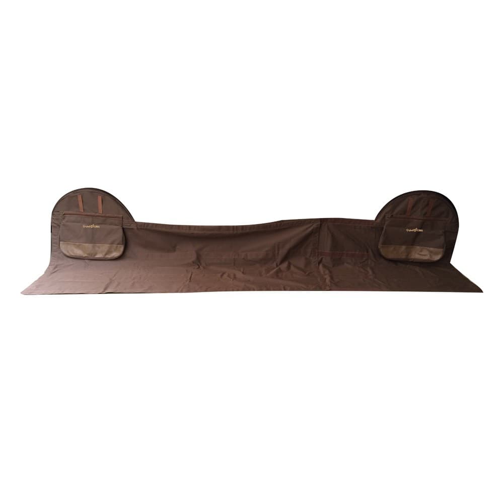 ALSANIDI, Wndbreak between two Wheel for all cars, Wheel windbreak, Brown*Sandy, Size 235*117*25Cm