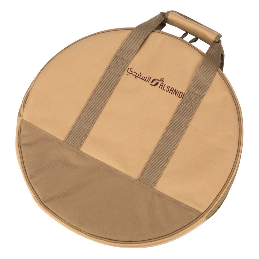 ALSANIDI, Two-tiered dishware bag for trips, Kaki, Size 46*46*5.5Cm