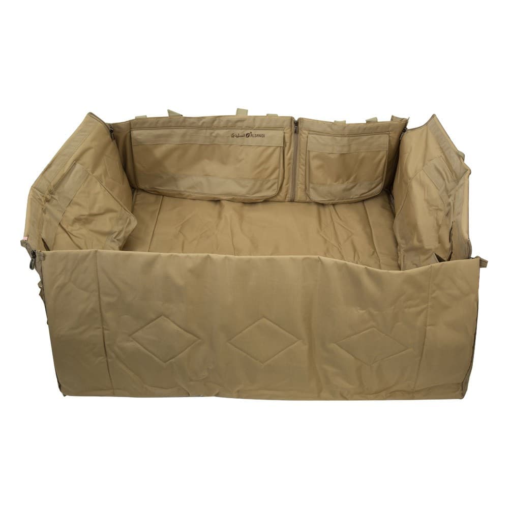 ALSANIDI, Car back trunk mat for Patrol + 2010, Back mat, Sulfur Yellow, Size 120*120*50Cm