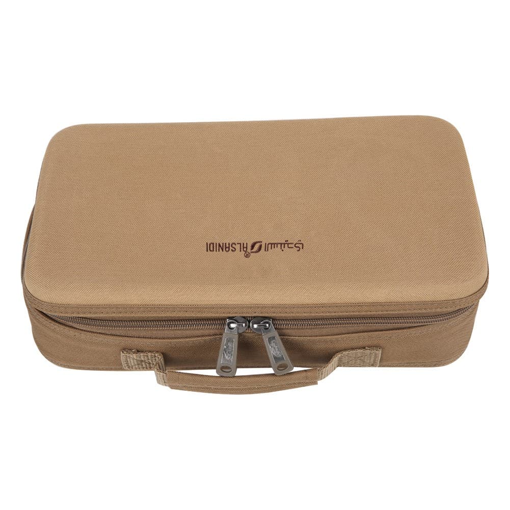 ALSANIDI, Advanced Cups and Mugs bag for trips, Cups Bag, Kaki, Size 33*37.5*9.5Cm