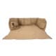 ALSANIDI, Car back trunk Mat For Sequoia after the secone Mattress, Back mat, Sulfur Yellow, Size 130*129*47.5Cm