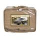 ALSANIDI, Car back trunk Mat For Sequoia after the secone Mattress, Back mat, Sulfur Yellow, Size 130*129*47.5Cm