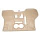 ALSANIDI, Gear organizer for Automatic Car Pajero + 2010 car, Gear organizer, Sulfur Yellow, Size 79*51.5*5Cm