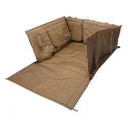 ALSANIDI, Car back trunk mat PVC Lining for Pajero 2010 +, Back mat, Sulfur Yellow, Size 114*120*59Cm