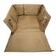 ALSANIDI, Car back trunk mat PVC Lining for Pajero 2010 +, Back mat, Sulfur Yellow, Size 114*120*59Cm