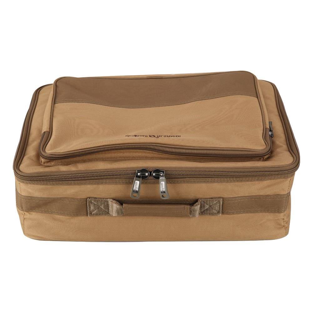 ALSANIDI, Al-Rawda Tea bag for trips, Camping bag, Kaki, Size 46*33*21Cm