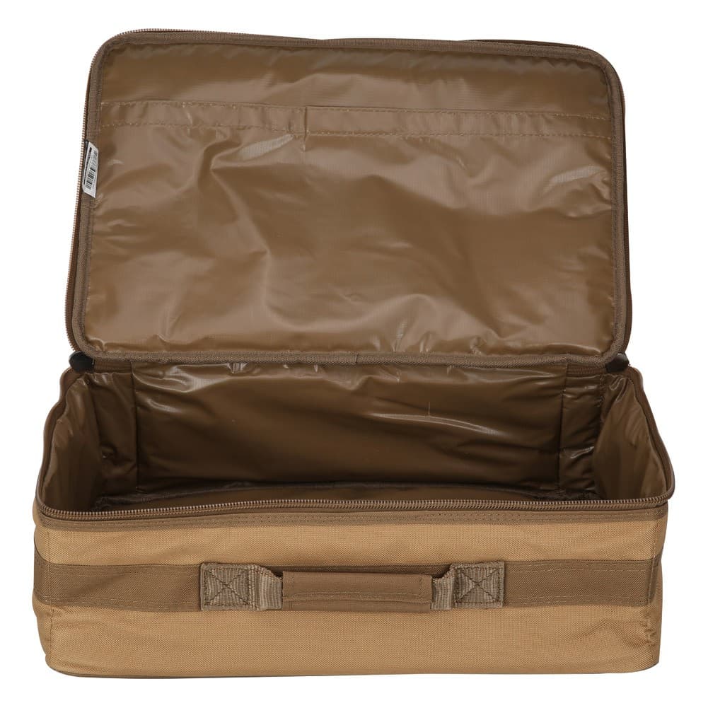 ALSANIDI, Al-Rawda Tea bag for trips, Camping bag, Kaki, Size 46*33*21Cm