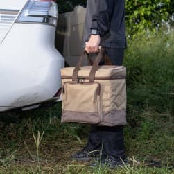 ALSANIDI, Al-Riyadh thermos Bag for Picnics and trips, Camping thermos bag, Woody, Size 30*20*28.5Cm