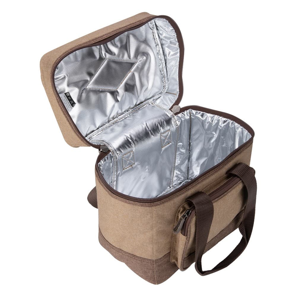 ALSANIDI, Al-Riyadh thermos Bag for Picnics and trips, Camping thermos bag, Woody, Size 30*20*28.5Cm