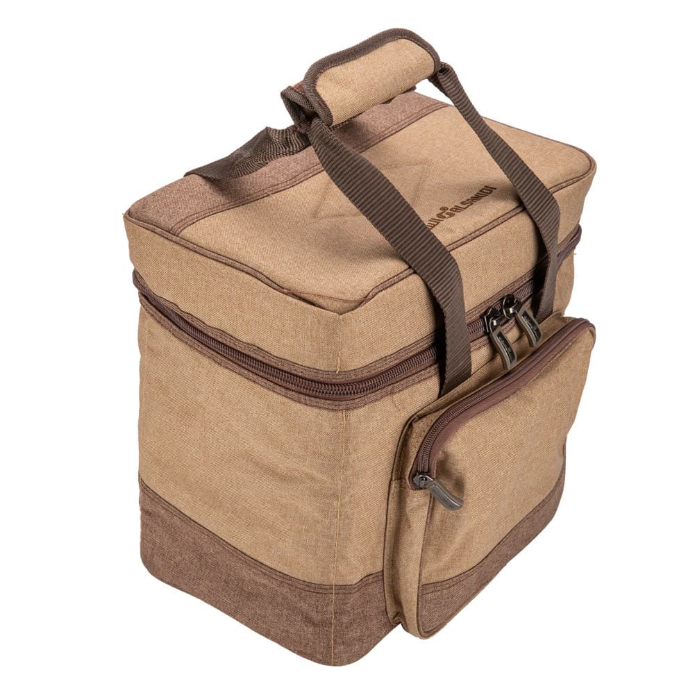 ALSANIDI, Al-Riyadh thermos Bag for Picnics and trips, Camping thermos bag, Woody, Size 34.5*22.5*34Cm