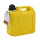 DPT, Thick Fuel and Gasoline Tank,
Portable Plastic Petrol Container, Yellow, capacity 5 L