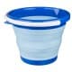 ALSANIDI, Foldable Camping platewashing Bucket, Foldable Polyethylene water bucket, Blue, capacity 5 L