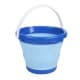 ALSANIDI, Foldable Camping platewashing Bucket, Foldable Polyethylene water bucket, Blue, capacity 5 L