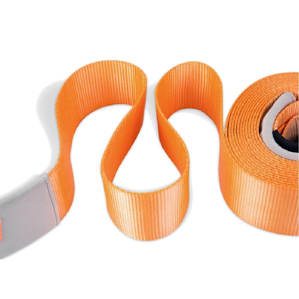 DPT, Towing Rope/Cable for Car, Emergency Towing Rope, Orang, Size 10Metre*8Cm load 9 Ton