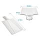 ALSANIDI, VersatiLe cutting board, Fruit and Vegetables cutting board, White, Size 26.8*47.5 Cm