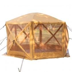 ALSANIDI, Safari Lined Cotton Tent, Mosquito Tent, Sandy, Size 300*350*225 Cm