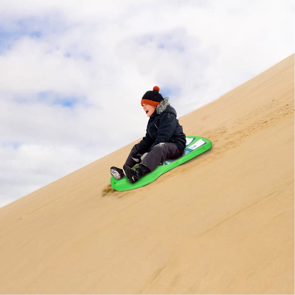 ALSANIDI, Desert Sand Sled, Desert Sandboard, Green, Size 108*38.7*13.6 Cm