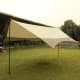 DPT, Road Umbrella, Portable Car Canopy, Sandy, Size4.2*4.4Metre