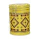 ALSANIDI, Najdi Inscription Steel Spices Storage, Tea, coffee and sugar storage for trips, Yellow, Size 10.7*15.5 Cm