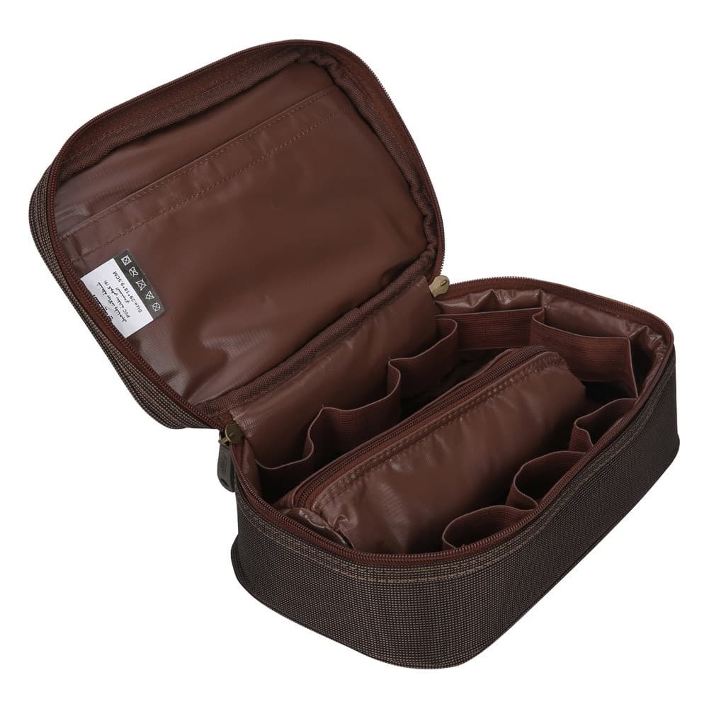 ALSANIDI, Cups and Mugs Bag for trips, Tea cups Bag, Coffee Brown, Size 29*18*9.5Cm